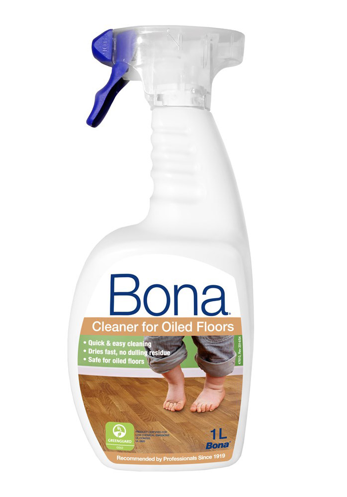 Bona cleaner for oiled floors