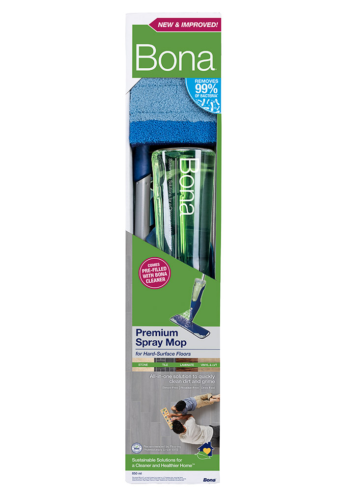 HardSurface Premium Spray Mop Boxed